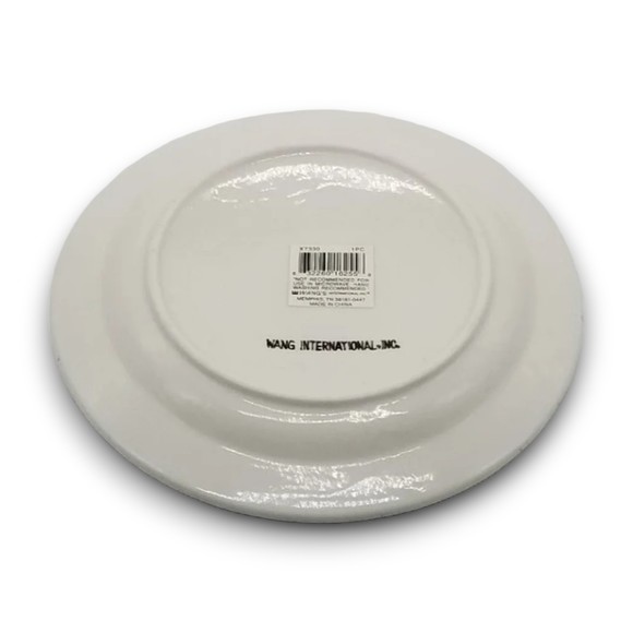 Ceramic Plate Hor doeuvers Appetizer Breakfast Blue White Snowflake Wangs - Picture 3 of 6